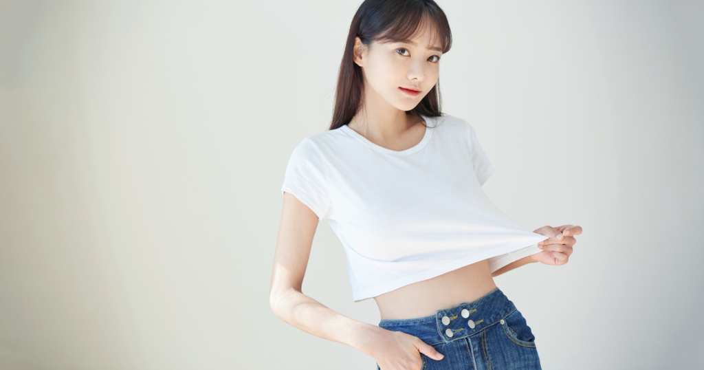 スリムな女性